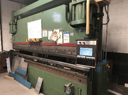 Enu630T CNC control upgrade on Cincinnati 175 CB. CNC control solutions for all Cincinnati press brakes. CNC control retrofits for press brakes.