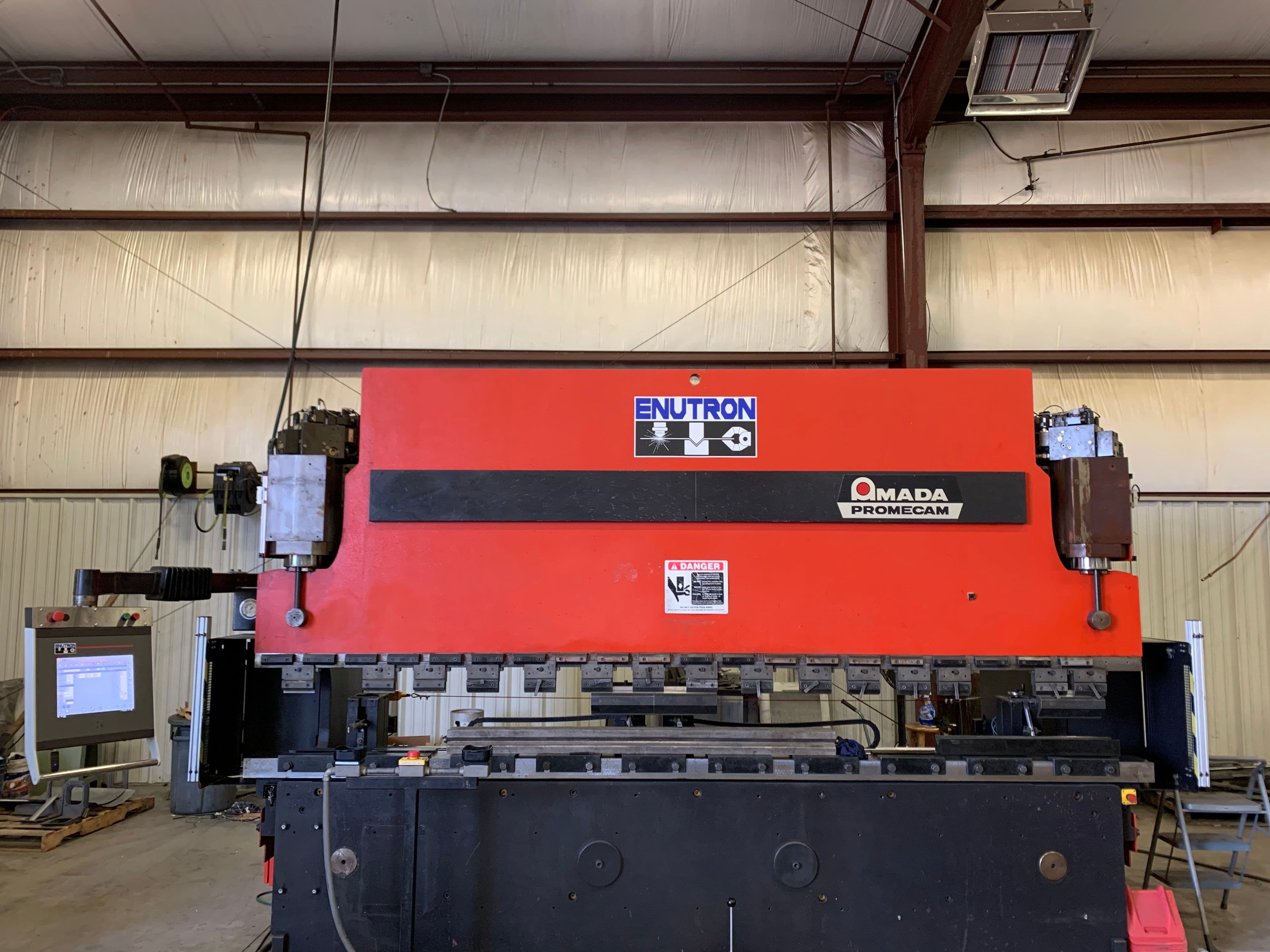 ENUTRON provides complete control retrofit solutions and upgrades for all Amada press brakes, including the HFB model.