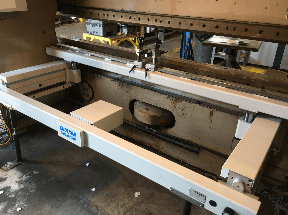 CNC backgauge retrofits for Cincinnati press brakes. Enu8L CNC backgauge for Cincinnati. CNC backgauge upgrades for press brakes.