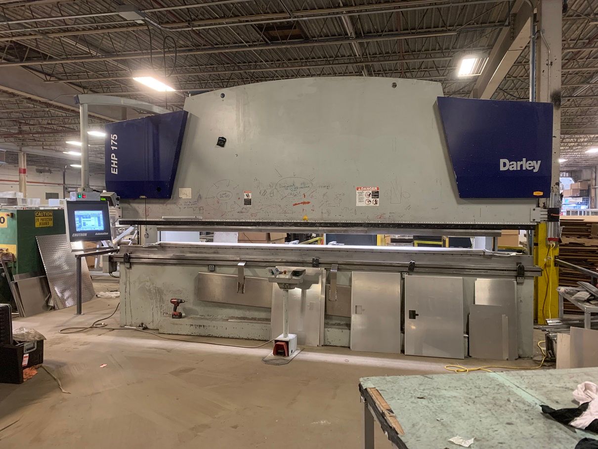 Darley press brake retrofits and upgrades. CNC control retrofits, cnc backgauge retrofits. Control and backgauge upgrades for all Darley press brakes.