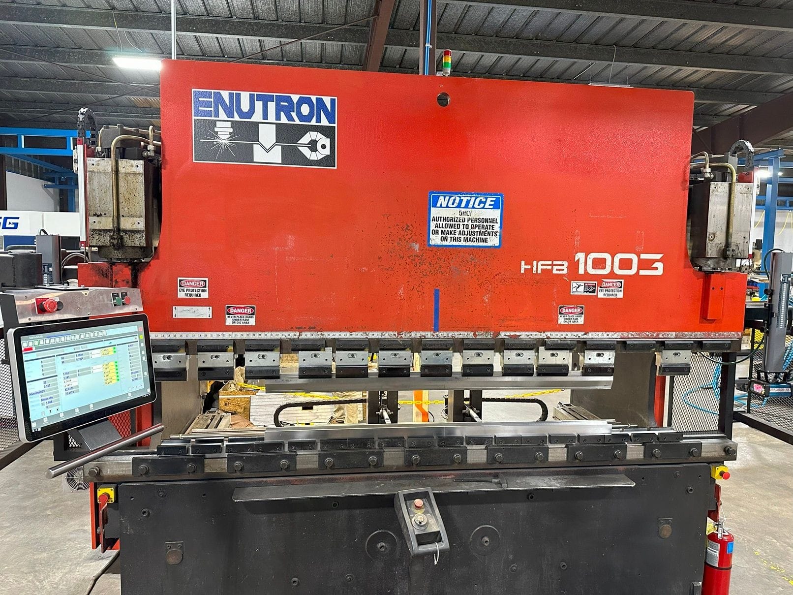 Amada press brake control upgrades and retrofits for all Amada models. Retrofit your press brake with all-new EnuSERIES CNC graphical control and servo systems.