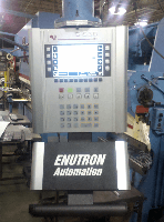 Enu530 CNC control retrofitted to Darley EHP80 press brake. EnuSeries CNC control retrofits Darley press brakes. Control upgrades for all Darley press brakes.